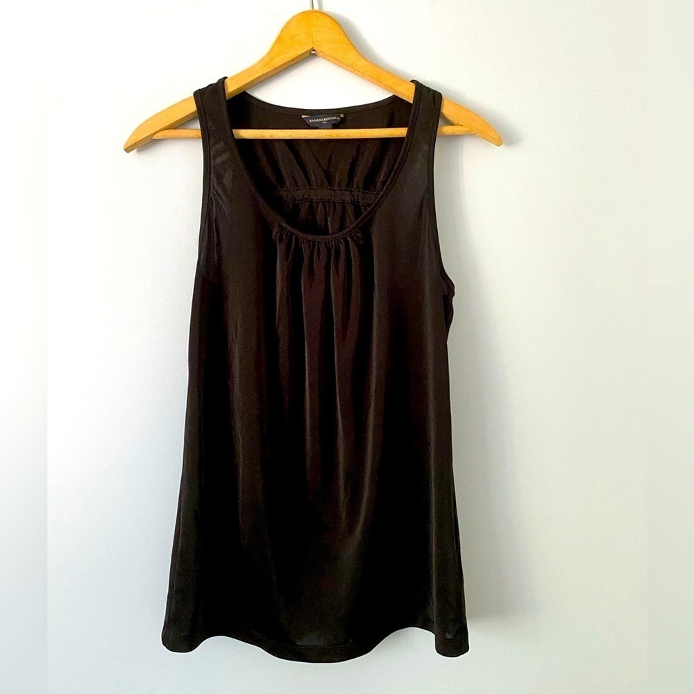 Banana Republic Factory Womens Size Small Black Tank Top Sleeveless Shell